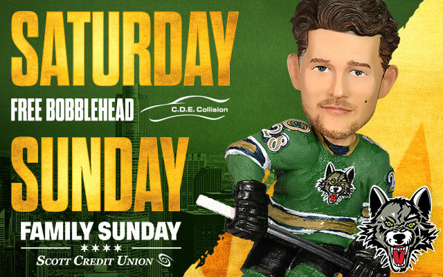 The Chicago Wolves Free Bobblehead Night is This Saturday!