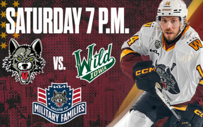 Chicago Wolves Regular Season Finale Games This Saturday and Sunday!